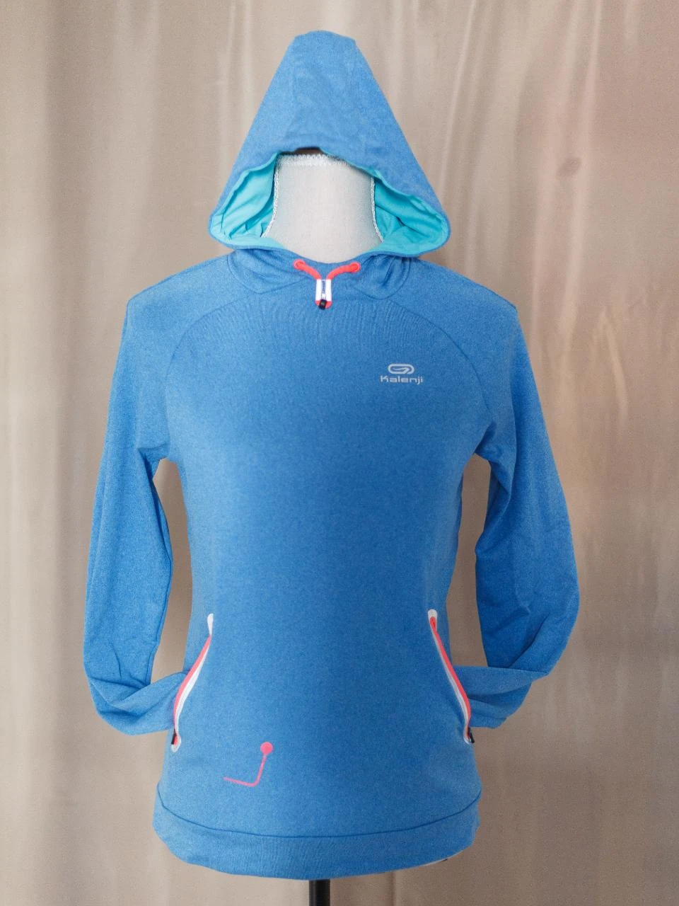 Technische hoodtrui Kalenji - blauw - Maat M - Zeer goede staat – photo 2